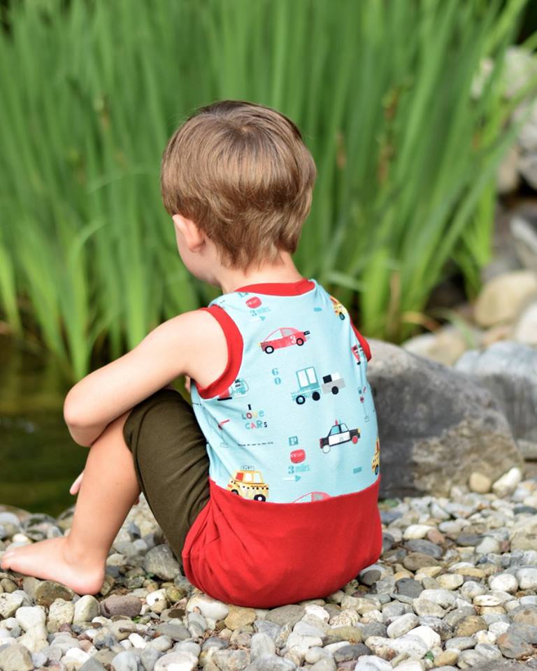 Boy's Great Adventure Tank Top Pattern - Ellie and Mac, Digital (PDF) Sewing Patterns | USA, Canada, UK, Australia