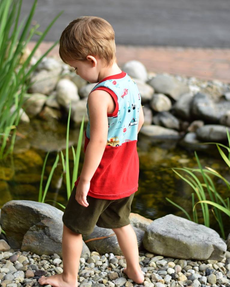 Boy's Great Adventure Tank Top Pattern - Ellie and Mac, Digital (PDF) Sewing Patterns | USA, Canada, UK, Australia