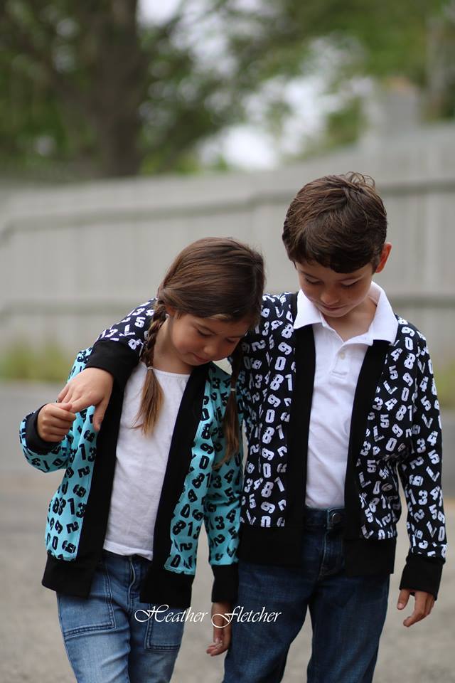 Chapman Cardigan Unisex Pattern - Ellie and Mac, Digital (PDF) Sewing Patterns | USA, Canada, UK, Australia