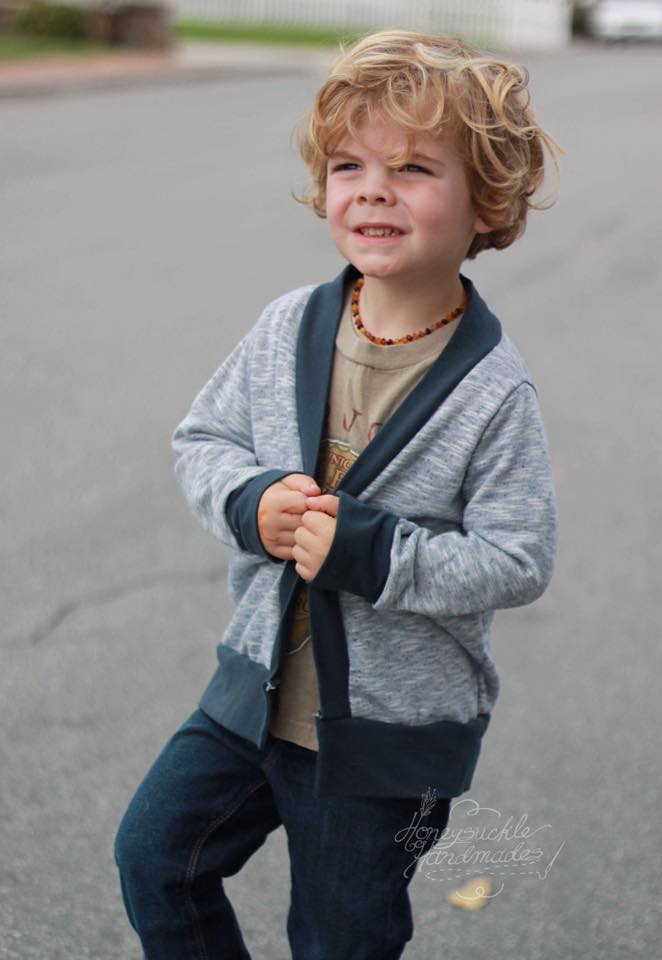 Chapman Cardigan Unisex Pattern - Ellie and Mac, Digital (PDF) Sewing Patterns | USA, Canada, UK, Australia