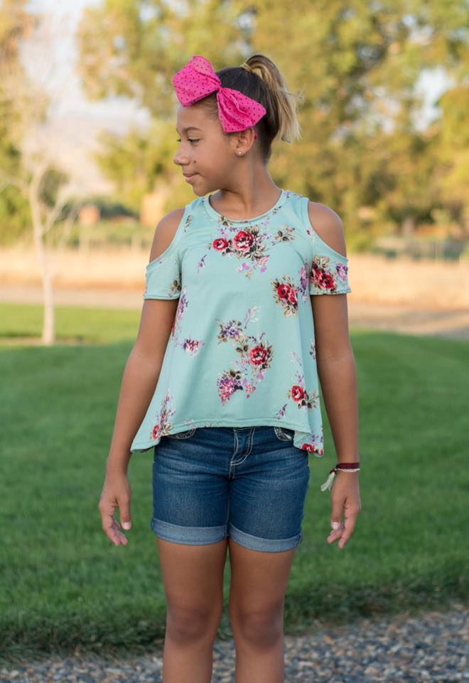 Cold Shoulder Tunic Pattern (kid's) - Clearance Sale