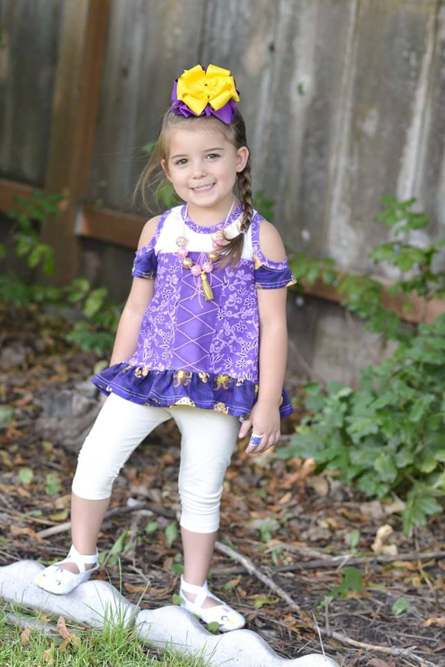 Cold Shoulder Tunic Pattern (kid's) - Clearance Sale