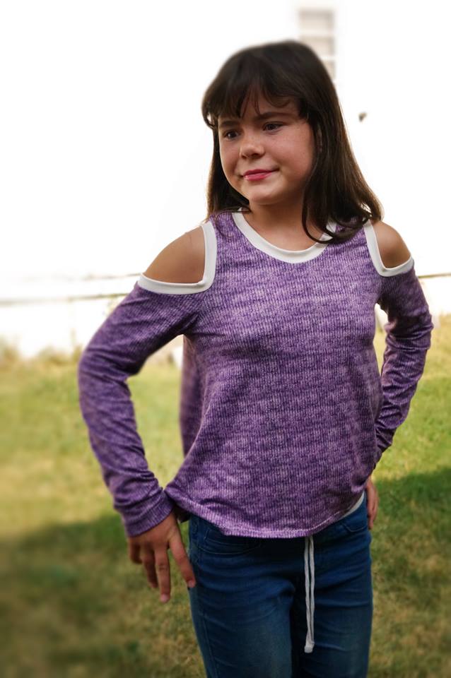 Cold Shoulder Tunic Pattern (kid's) - Clearance Sale