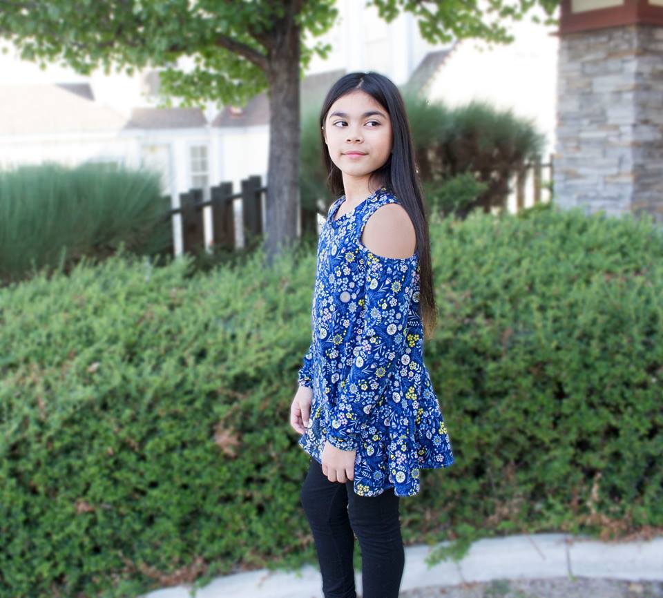 Cold Shoulder Tunic Pattern (kid's) - Clearance Sale