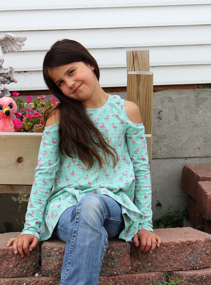 Cold Shoulder Tunic Pattern (kid's) - Clearance Sale