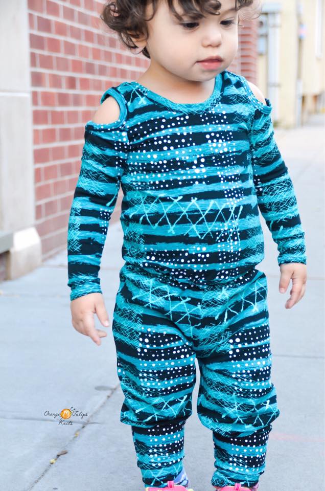 Kids Cold Shoulder Jumper Pattern