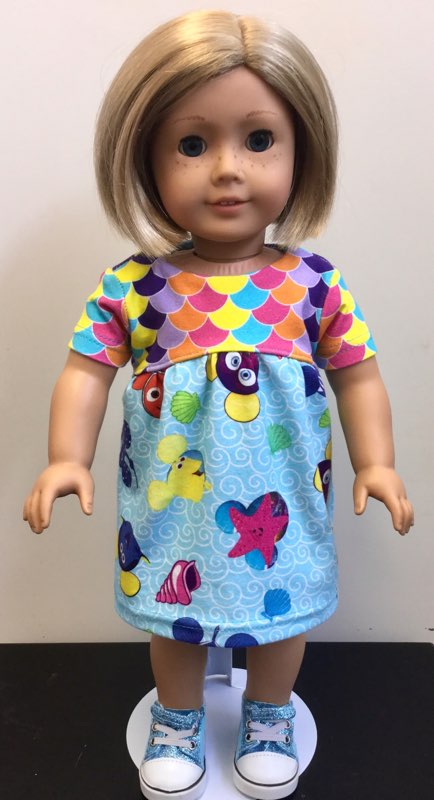 I Love The '90s Doll Dress Pattern