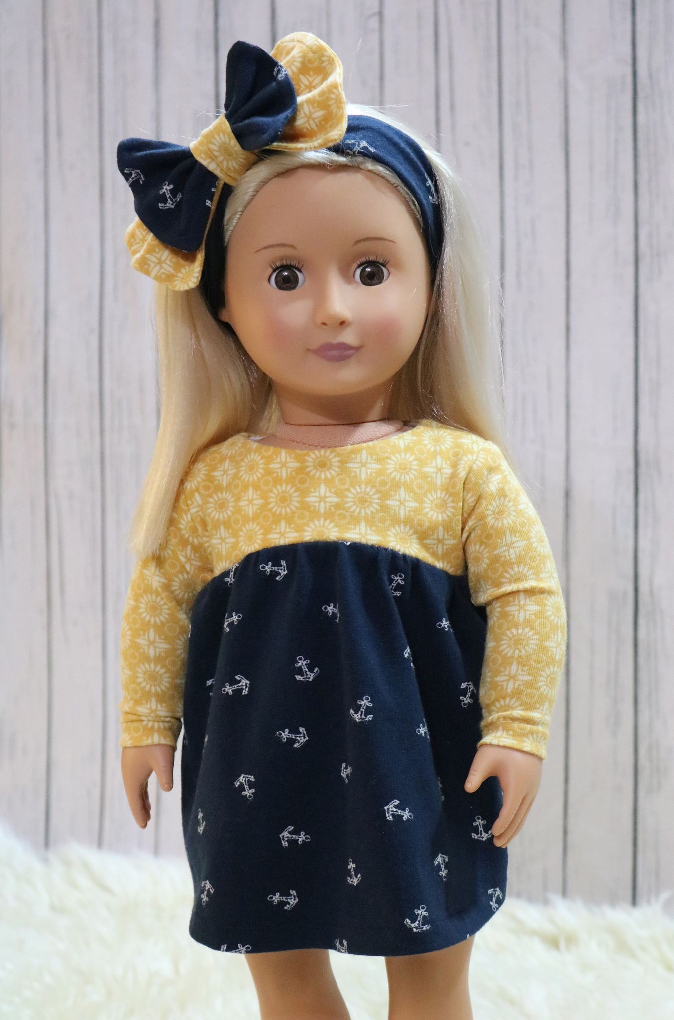 I Love The '90s Doll Dress Pattern