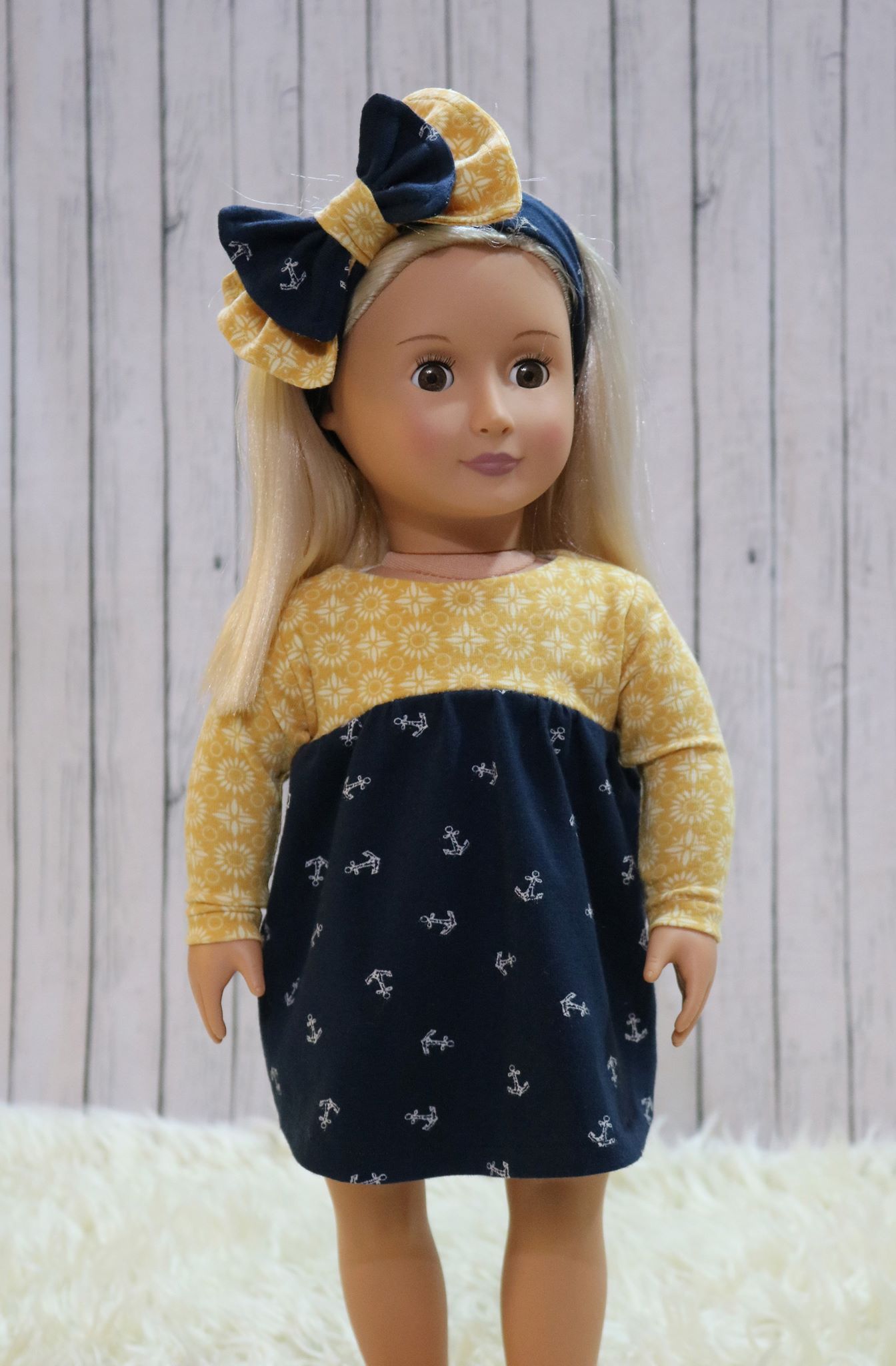 I Love The '90s Doll Dress Pattern