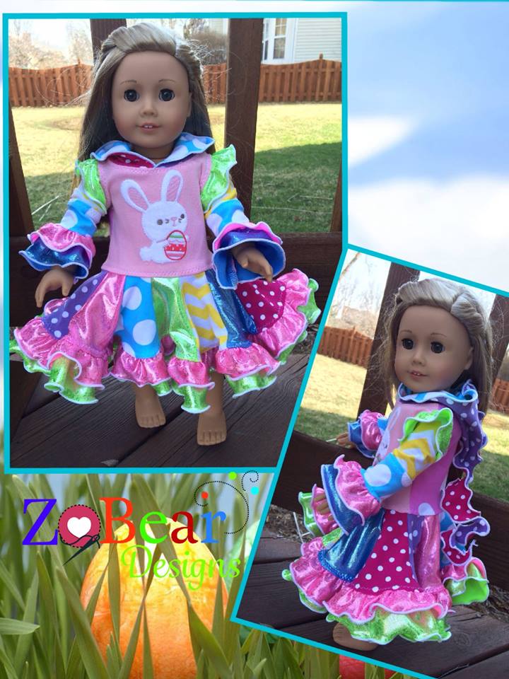 Ellie Doll Dress Pattern - Ellie and Mac, Digital (PDF) Sewing Patterns | USA, Canada, UK, Australia