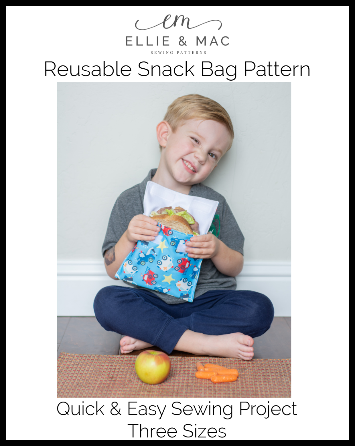 Reusable Snack Bag Pattern