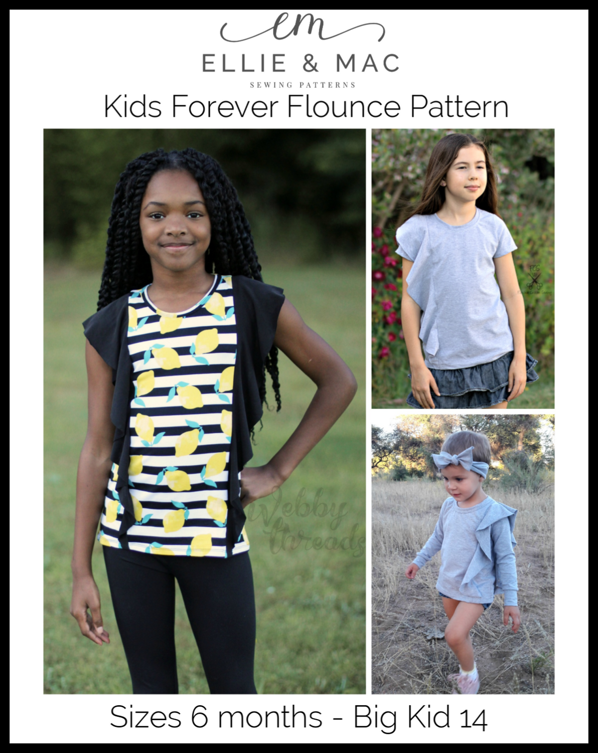 Kids Forever Flounce Top Pattern
