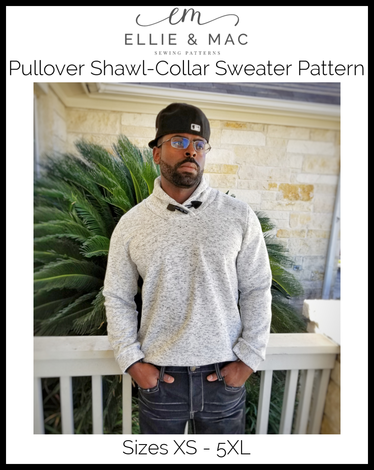 Pullover Shawl-Collar Sweater Pattern