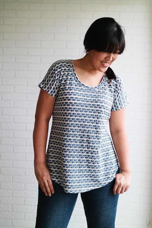 Women's Every Day Tee Pattern - Ellie and Mac, Digital (PDF) Sewing Patterns | USA, Canada, UK, Australia