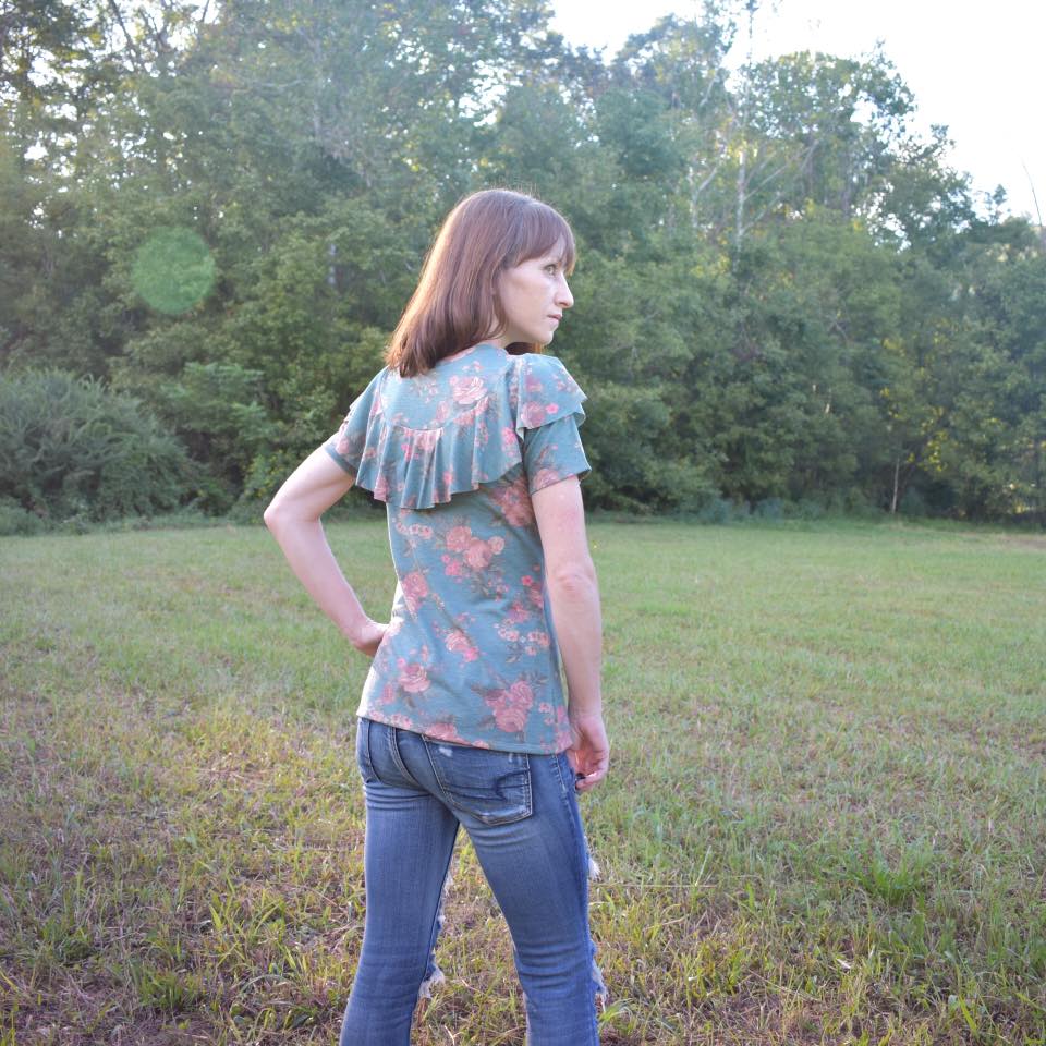 Flounce Tee Pattern