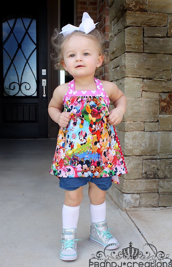 Girl's Free To Be Me Tank Pattern - Ellie and Mac, Digital (PDF) Sewing Patterns | USA, Canada, UK, Australia