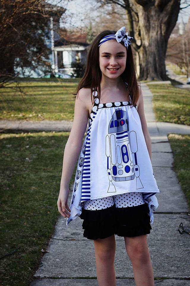 Girl's Free To Be Me Tank Pattern - Ellie and Mac, Digital (PDF) Sewing Patterns | USA, Canada, UK, Australia