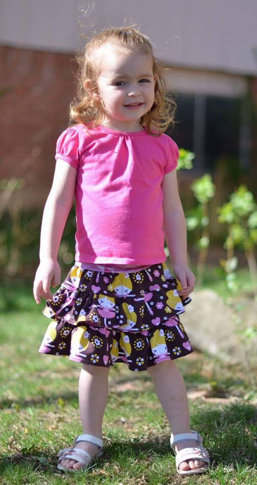 Be Frilly Skirt Pattern - Ellie and Mac, Digital (PDF) Sewing Patterns | USA, Canada, UK, Australia