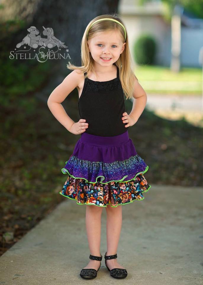 Be Frilly Skirt Pattern - Ellie and Mac, Digital (PDF) Sewing Patterns | USA, Canada, UK, Australia