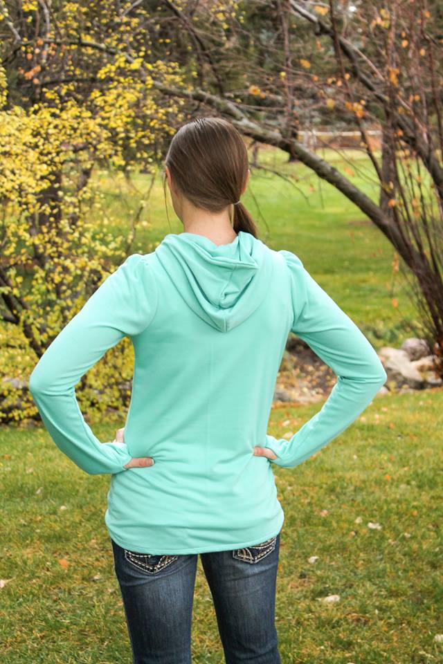 Women's Game Time Hoodie Pattern - Ellie and Mac, Digital (PDF) Sewing Patterns | USA, Canada, UK, Australia