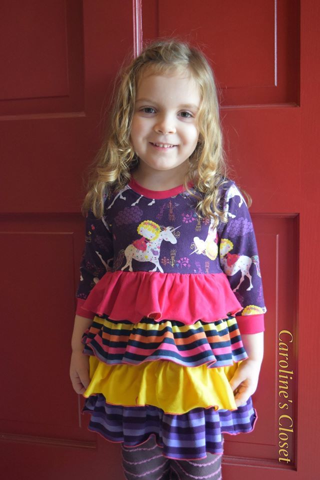 Girl's Glam It Up Top Pattern - Ellie and Mac, Digital (PDF) Sewing Patterns | USA, Canada, UK, Australia