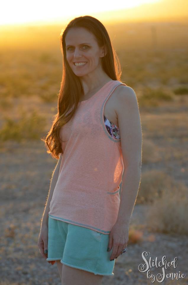 Women's Good Sport Tank Pattern - Ellie and Mac, Digital (PDF) Sewing Patterns | USA, Canada, UK, Australia