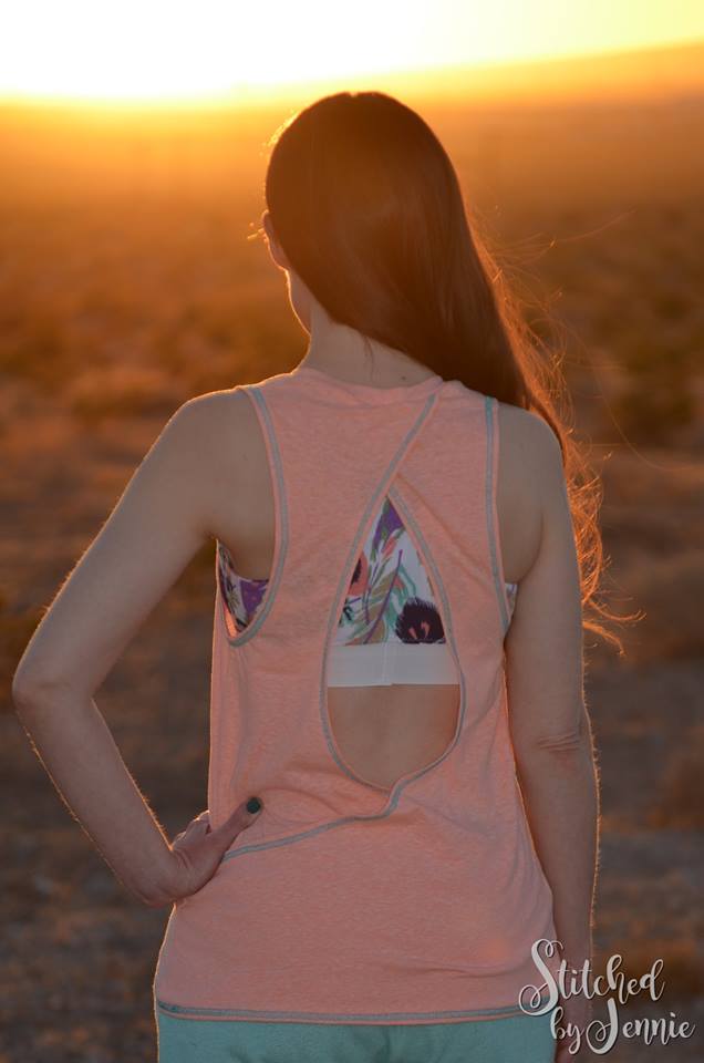 Women's Good Sport Tank Pattern - Ellie and Mac, Digital (PDF) Sewing Patterns | USA, Canada, UK, Australia