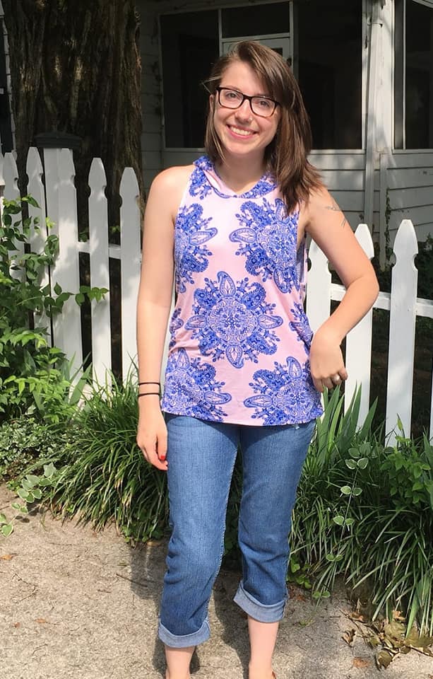 Women's Good Sport Tank Pattern - Ellie and Mac, Digital (PDF) Sewing Patterns | USA, Canada, UK, Australia