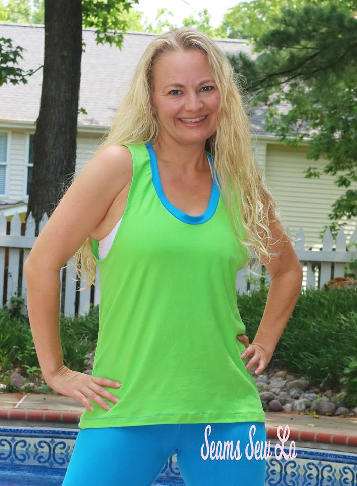 Women's Good Sport Tank Pattern - Ellie and Mac, Digital (PDF) Sewing Patterns | USA, Canada, UK, Australia
