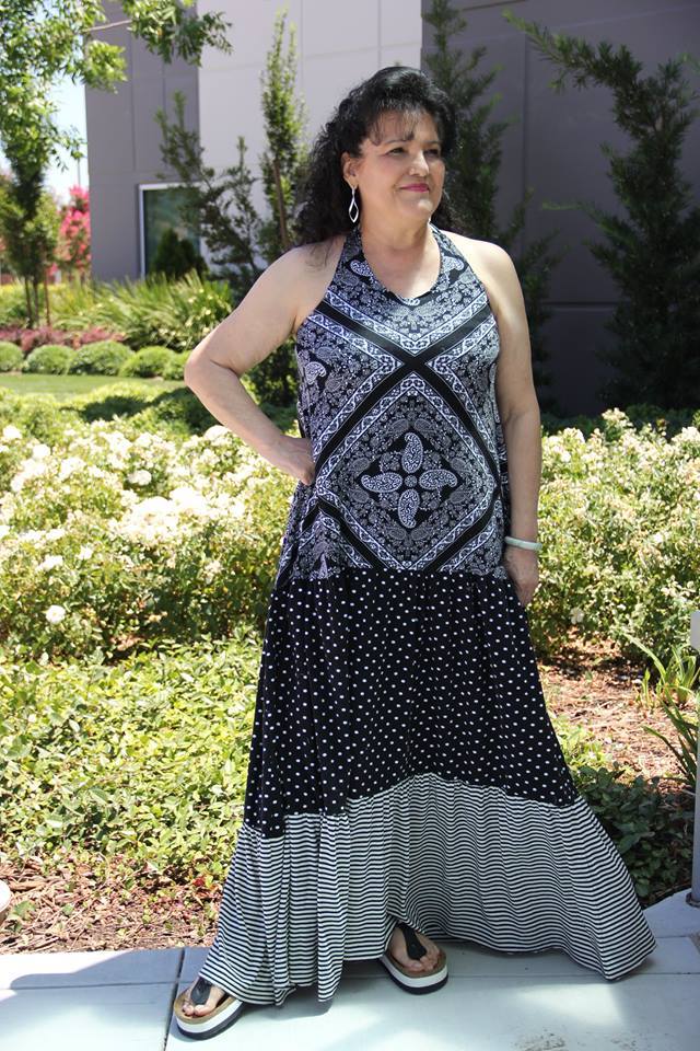 Women's Halter Maxi Top & Dress Pattern - Ellie and Mac, Digital (PDF) Sewing Patterns | USA, Canada, UK, Australia