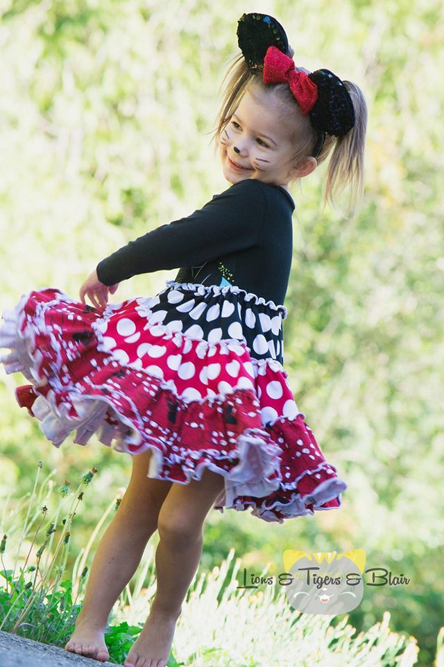 Girls Halli Tiered Dress Pattern - Ellie and Mac, Digital (PDF) Sewing Patterns | USA, Canada, UK, Australia