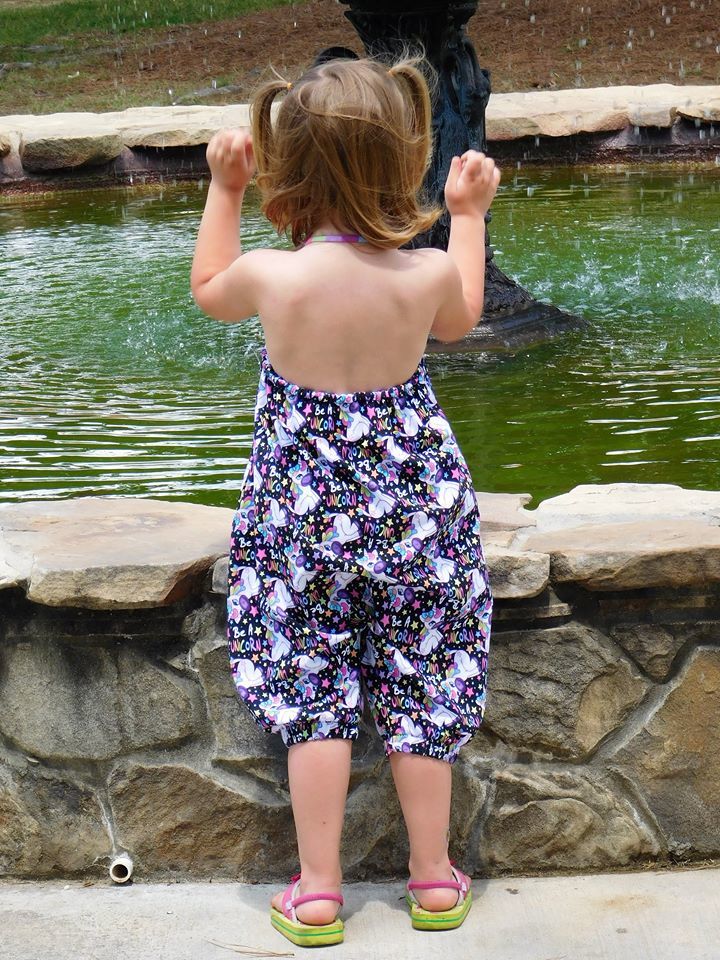 Girl's Hip Hop Romper Pattern - Ellie and Mac, Digital (PDF) Sewing Patterns | USA, Canada, UK, Australia