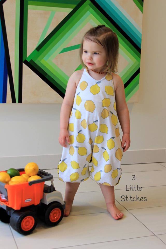 Girl's Hip Hop Romper Pattern - Ellie and Mac, Digital (PDF) Sewing Patterns | USA, Canada, UK, Australia