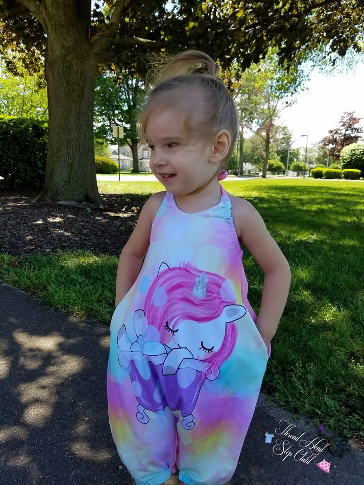 Girl's Hip Hop Romper Pattern - Ellie and Mac, Digital (PDF) Sewing Patterns | USA, Canada, UK, Australia