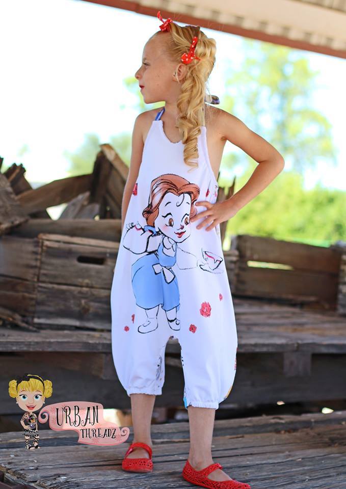 Girl's Hip Hop Romper Pattern - Ellie and Mac, Digital (PDF) Sewing Patterns | USA, Canada, UK, Australia