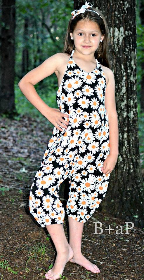 Girl's Hip Hop Romper Pattern - Ellie and Mac, Digital (PDF) Sewing Patterns | USA, Canada, UK, Australia