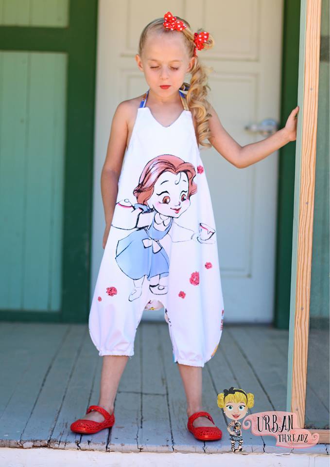Girl's Hip Hop Romper Pattern - Ellie and Mac, Digital (PDF) Sewing Patterns | USA, Canada, UK, Australia