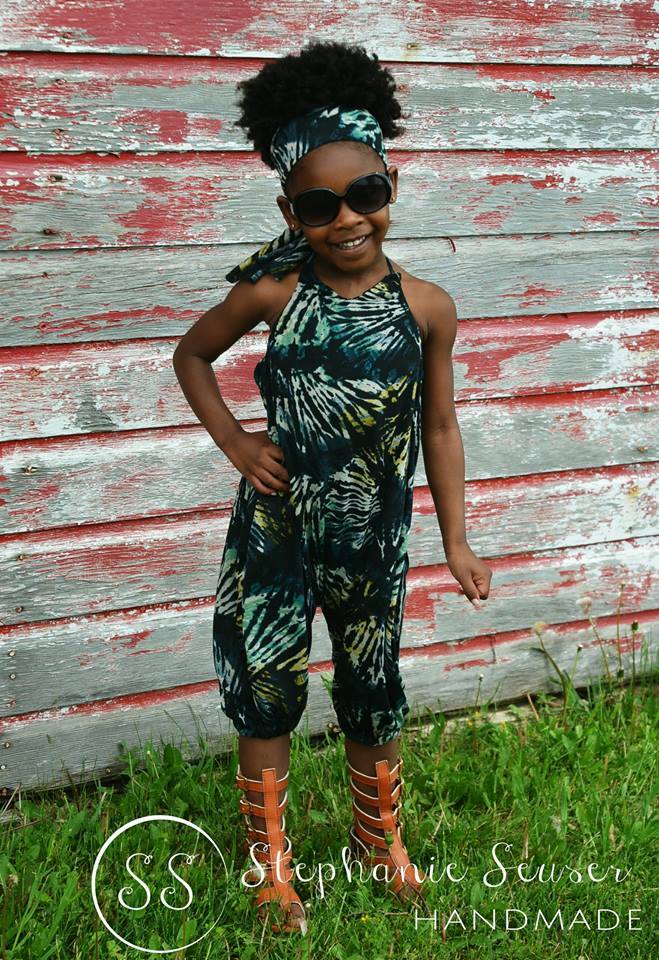 Girl's Hip Hop Romper Pattern - Ellie and Mac, Digital (PDF) Sewing Patterns | USA, Canada, UK, Australia