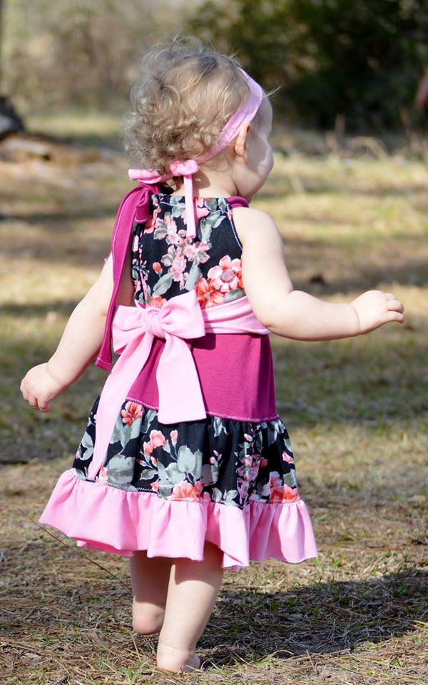 Girls Hipster Maxi Dress Pattern - Ellie and Mac, Digital (PDF) Sewing Patterns | USA, Canada, UK, Australia