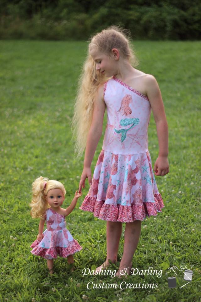 Island Hopper Doll Dress Pattern