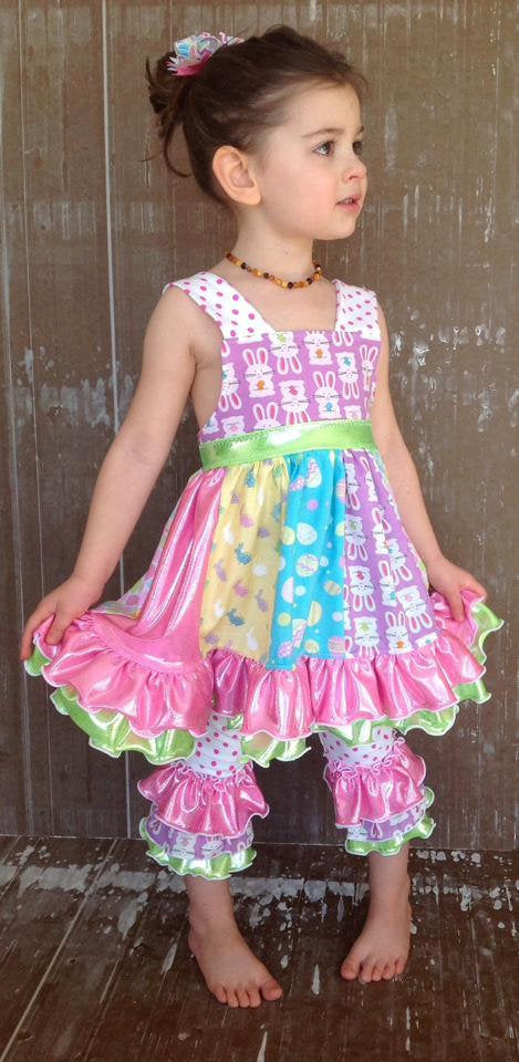 Girls Jasmine Swing Top Pattern - Ellie and Mac, Digital (PDF) Sewing Patterns | USA, Canada, UK, Australia