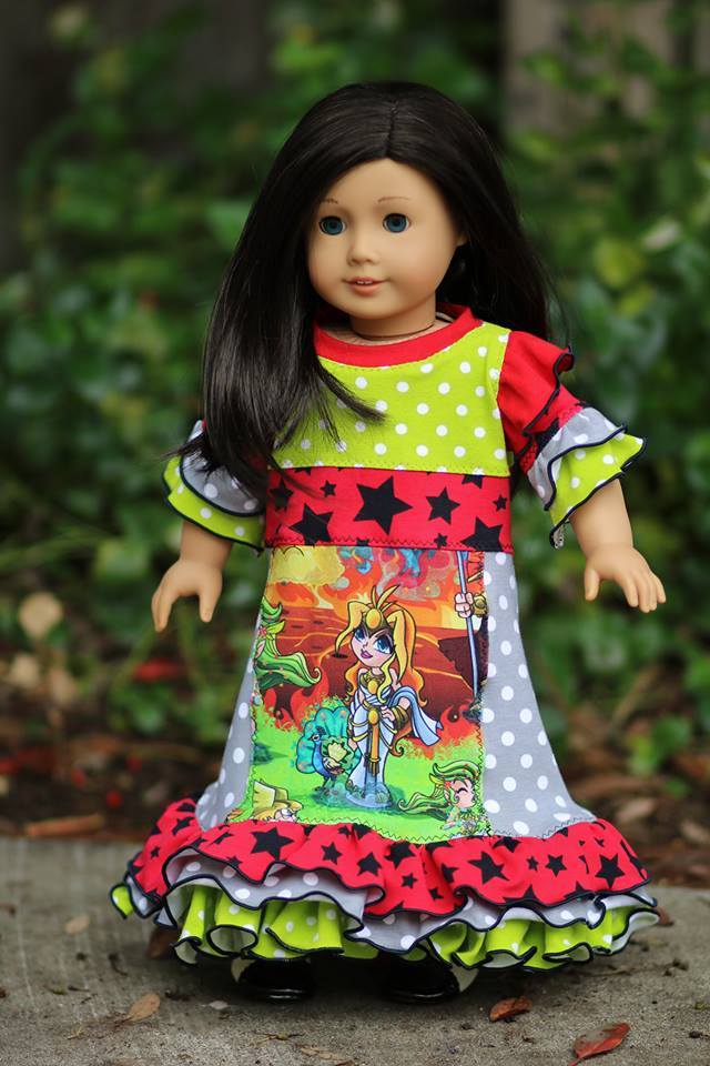 Kieran Doll Dress Pattern - Clearance Sale