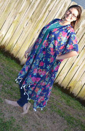Women's Free Spirit Kimono Pattern - Ellie and Mac, Digital (PDF) Sewing Patterns | USA, Canada, UK, Australia