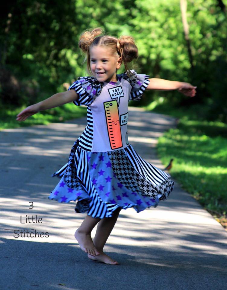 Mermaid Swirl Dress Pattern - Clearance Sale