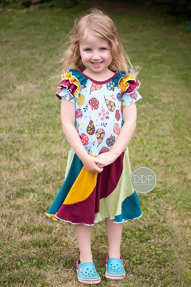 Mermaid Swirl Dress Pattern - Clearance Sale