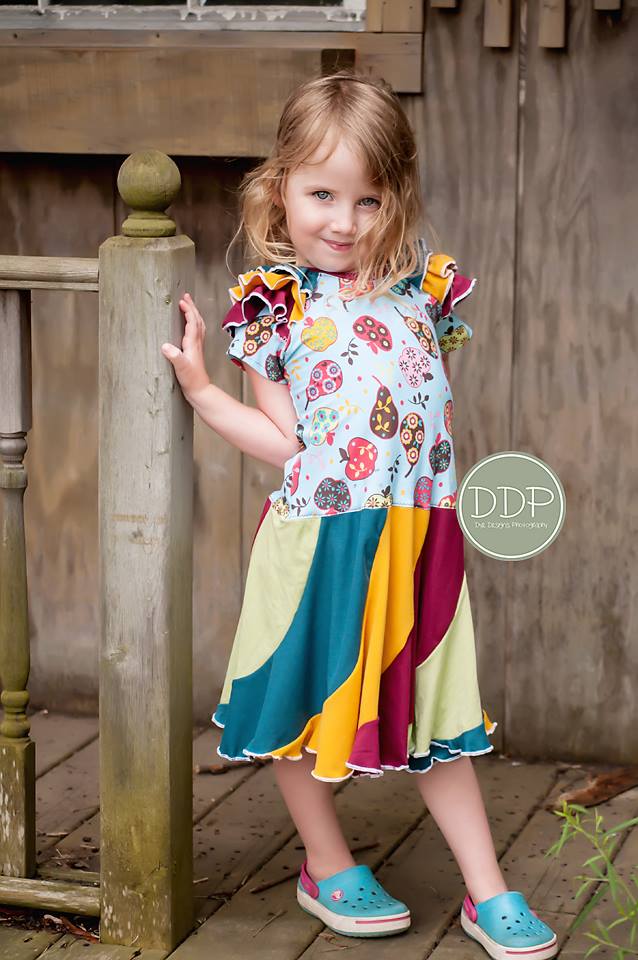 Mermaid Swirl Dress Pattern - Clearance Sale