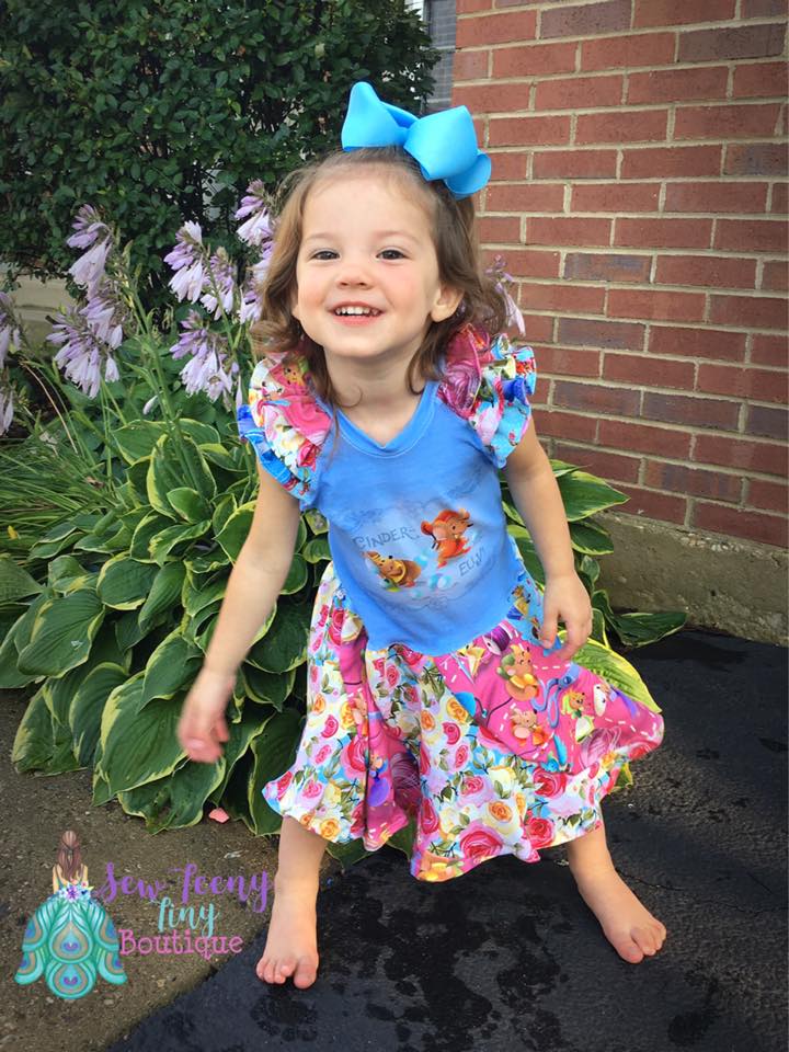 Mermaid Swirl Dress Pattern - Clearance Sale