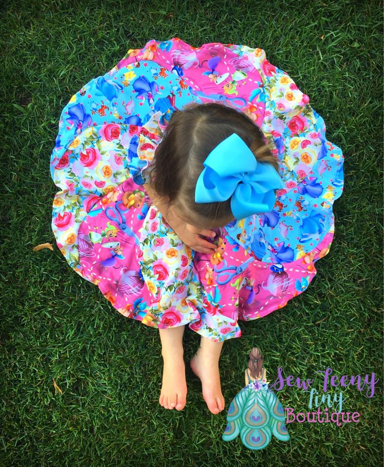 Mermaid Swirl Dress Pattern - Clearance Sale