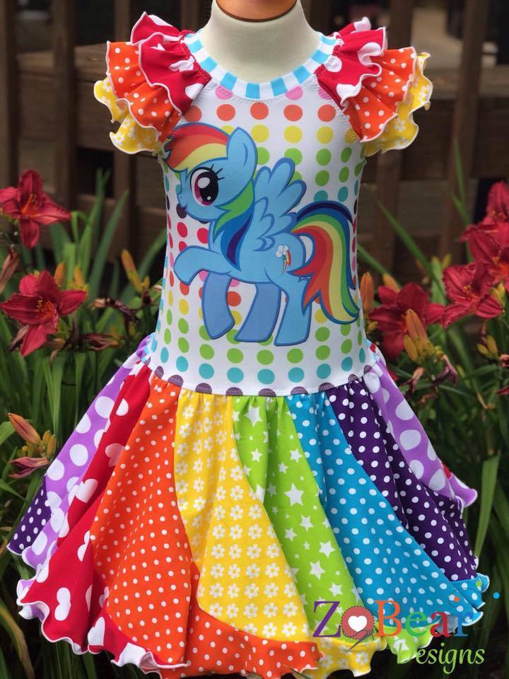 Mermaid Swirl Dress Pattern - Clearance Sale