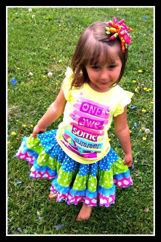 Girls Nora Twirl Skirt Pattern - Clearance Sale